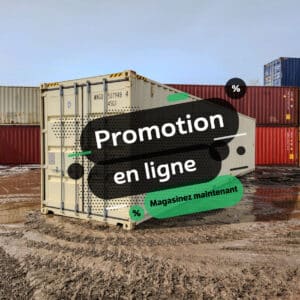 Conteneur Maritime 40' High Cube Neuf Vendu Tel Quel