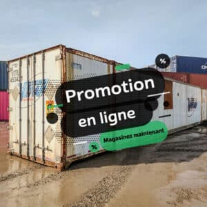 Conteneur Maritime 53' High Cube Usagé Vendu Tel Quel
